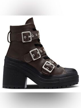 {Converse} Chuck 70 De Luxe Heel Leather & Buckles